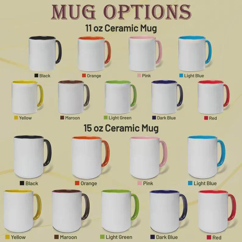 Books Over Everything Mug – Colorful Book Lover Coffee Cup – Funny Reader Gift – 11oz 15oz Ringer Mug |Mug152